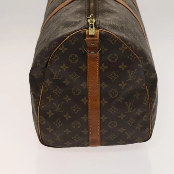 LOUIS VUITTON Monogram Keepall Bandouliere 55 Boston Bag - Picture 6 of 15